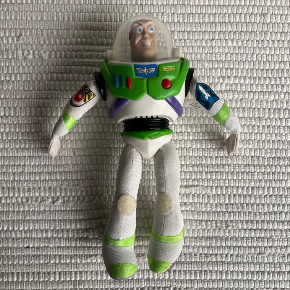 Vintage Disney Toy Story Buzz Lightyear Plush Action Figure Burger King 11 Inch